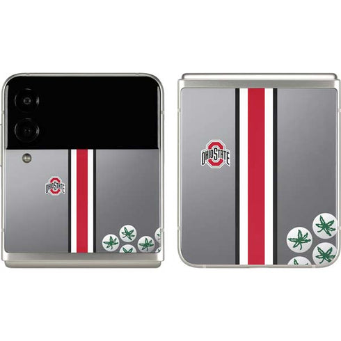 Ohio State University Buckeyes Galaxy Z Flip3 5G Skin